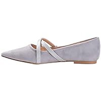 Journee Collection Womens Medium and Wide Width Patricia Slip On Pointed Toe Ballet Flats