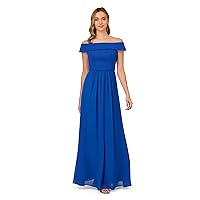 Adrianna Papell Women's Crepe Chiffon Gown