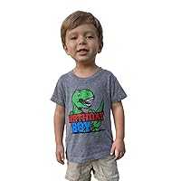 Birthday Boy Dinosaur T-Rex T-Shirt Toddler & Youth