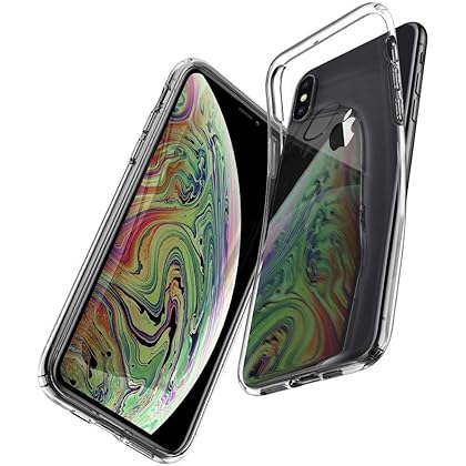 Spigen Liquid Crystal Designed for iPhone Xs MAX Case (2018) - Crystal Clear