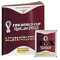 Panini FIFA World Cup Qatar 2022 Official Sticker Series (1 x Softcover Album + 25 x Bags)