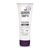 The Grandpa Soap Company Clarifying Witch Hazel Shampoo - Removes Buildup, With Witch Hazel & Lavender Flower, For All Hair Types, Vegan, Sulfates and Parabens Free, 8 Fl Oz