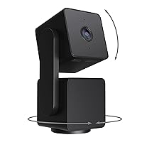 WYZE Cam Pan v3 Indoor/Outdoor IP65-Rated 1080p Pan/Tilt/Zoom Wi-Fi Smart Home Security Camera with Motion Tracking for Baby & Pet, Color Night Vision, 2-Way Audio, Works with Alexa & Google, Black