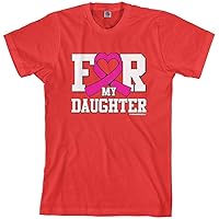 Threadrock Men's for My Daughter Breast Cancer T-Shirt