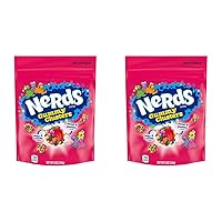 Nerds Gummy Clusters Candy, Rainbow, Resealable 8 Ounce Bag (Pack of 2)