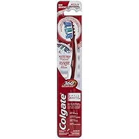Colgate 360 Optic White Toothbrush, Medium, 1 Count