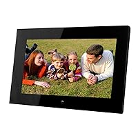 14-Inch Digital Photo Frame (Black), Hi-Resolution, Various Transitional Effects, Slide Show,Interval time Adjustable, Plug in a SD Card or Flash Drive to Access and Display Your Photos - Local Stock