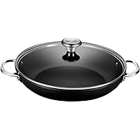 Le Creuset Toughened Nonstick PRO Shallow Casserole/Braiser with Glass Lid, 4 qt., Gray Le Creuset Toughened Nonstick PRO Shallow Casserole/Braiser with Glass Lid, 4 qt., Gray