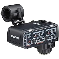 Tascam CA-XLR2d-F FUJIFILM Kit XLR Microphone Adapter for Mirrorless Cameras, Black (CA-XLR2dF)