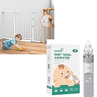 Nasal Aspirator for Baby and Metal Baby gate