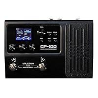 GP-100 Guitar Bass Amp Modeling IR Cabinets Simulation Multi Language Multi-Effects with Expression Pedal Stereo OTG USB Audio Interface (BLACK)
