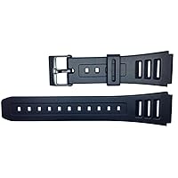 Casio watch strap watchband Resin Band black W-740 EB-3002 JC-11 W-740G
