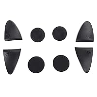 ASHATA 8pcs Controller Trigger Extender + Thumb Grips Cap Kit for PS5 Gamepad, Handle Cover Nail and Silicone Cap Set Controller Accessories for PS5