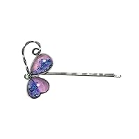 Hairpin Butterfly Purple Ornament Removable Hair Accessory