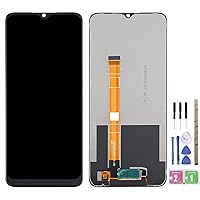 YeeLing LCD Display + Outer Glass Touch Screen Digitizer Full Assembly Replacement for Oppo Realme C25s RMX3195 RMX3197 (Black)
