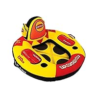 SPORTSSTUFF TREK N TUBE, 1 person, 50 in. (deflated) 48 in. (inflated), Yellow, Red, Black