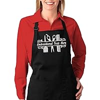 Waterproof Hair Stylist Aprons with 2 Pockets for Men and Women, Salon Hairdresser Smock and Pet Grooming Apron - Adorable Gifts for Barbers, Birthdays, and Housewarming