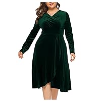 Women's Sexy Large Solid Lace Round Neck Evening Dress Dress