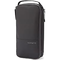 NOMATIC Toiletry Bag for Travel - Great for Travel Size Toiletries - Travel Essentials Wash Bag - Travel Makeup Bag, (Black), Small V2