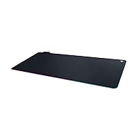 Turtle Beach Sense AIMO XXL Ultra-Wide PC Gaming Mousepad, RGB Illumination, High Precision, Non Slip Back, Extended Keyboard Desktop Mouse Pad with Stitched Edges, Smooth - Black