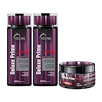 TRUSS Deluxe Prime Plus + Hair Shampoo Bundle with Conditioner, and Hair Mask