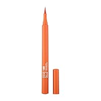 The Color Pen Eyeliner 188 - Ultra Fine Tip 14H Orange Longwear Liquid Liner - Vibrant Colors, Matte, Smudgeproof, Flake Proof Eye Makeup - Cruelty Free, Paraben Free, Vegan Cosmetics - Orange