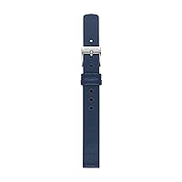 Skagen SKB2104 Women's 0.5 inch (12 mm) Ocean Blue Standard Leather Watch Band, blue, One Size
