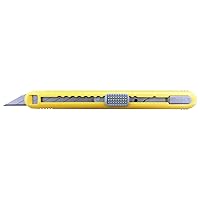 ABS Grip 30-Degree Multi-Blade Cartridge Knife (A-553P),Yellow