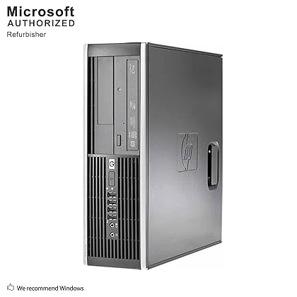 HP 8100 Desktop Computer Intel i5 3.2GHz Processor 8GB Memory 1TB HDD Genuine Windows 10 Professional (Renewed)