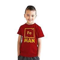 Youth Iron Science T Shirt Cool Shirts Novelty Kids Funny T Shirt Graphic Design