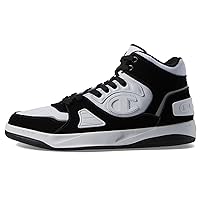 Champion Rezone Drill Hi Sneakers for Men - Nubuck Leather and Synthetic Upper - Removable Cushioned Insole