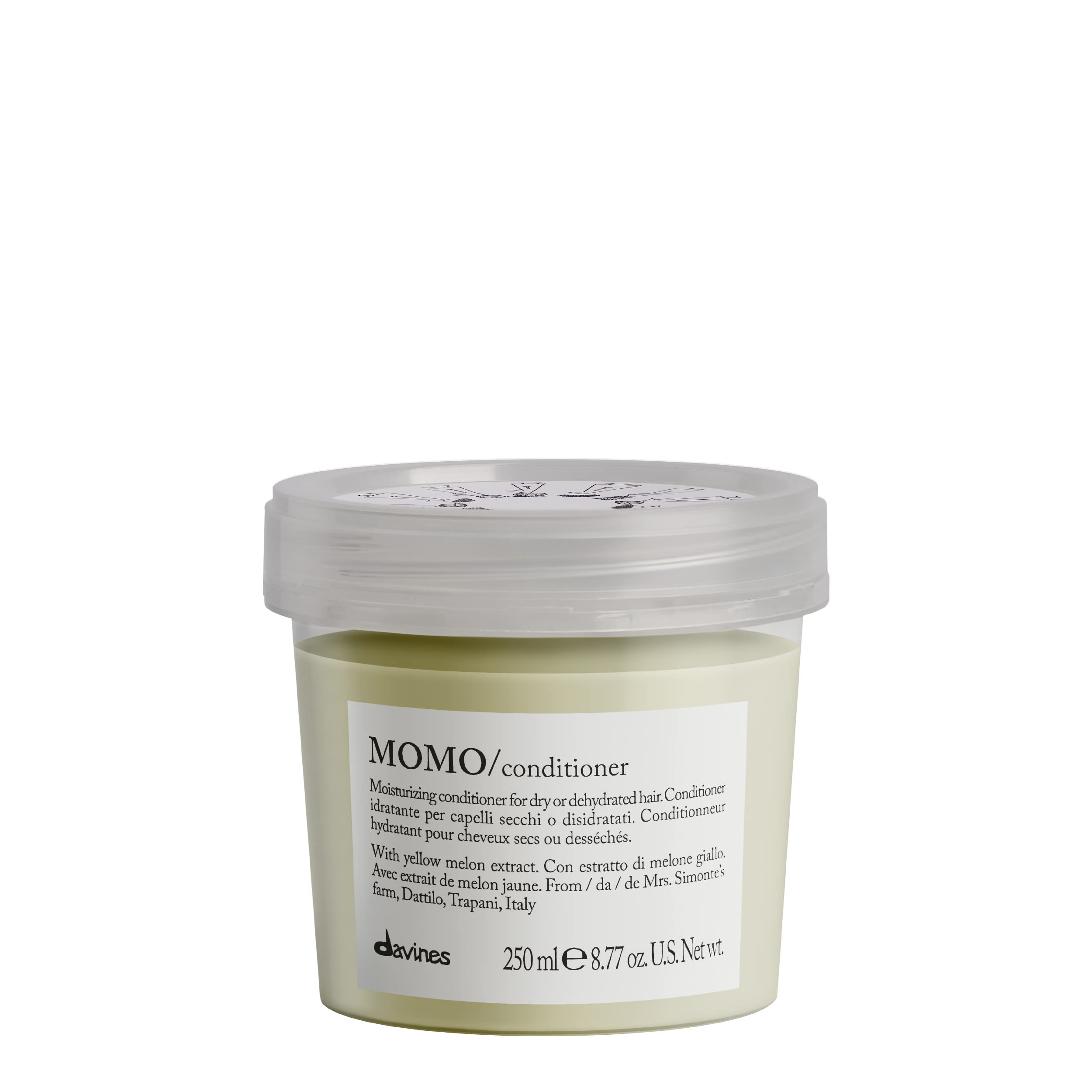 Davines MOMO Conditioner, Hydration And Detangling Formula For Soft And Silky Hair