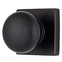 BRINKS – Contemporary Non-Locking Interior Ball Door Knob, Tuscan Bronze - Designed for Sleek and Modern Homes and Blends Seamlessly with Interior Décor (E2426-150)