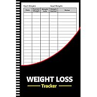 Weight Loss Tracker: Track Your Daily Weight Loss Goals | A Simple Tracker To Keep Track, Record & Monitor Of Your Body Weight.