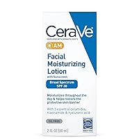 CeraVe Facial Moisturizing Lotion AM with SPF 30 Sunscreen, 2 Ounces