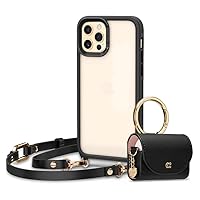 CYRILL Airpods Pro Case Mini Bag and iPhone 12 Pro Case Classic Charm Bundle