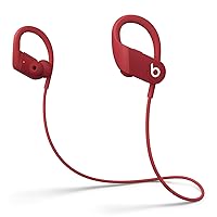 Powerbeats High-Performance Wireless Earbuds - Apple H1 Headphone Chip, Class 1 Bluetooth Headphones, 15 Hours of Listening Time, Sweat Resistant, Built-in Microphone - Red