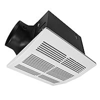 BV Bathroom Fan Ultra-Quiet Bathroom Ventilation & Exhaust Fan, Bathroom Ceiling Fan, Residential Remodel Energy-Saving Ceiling Mount Fan (No Attic Access Required) (200 CFM)