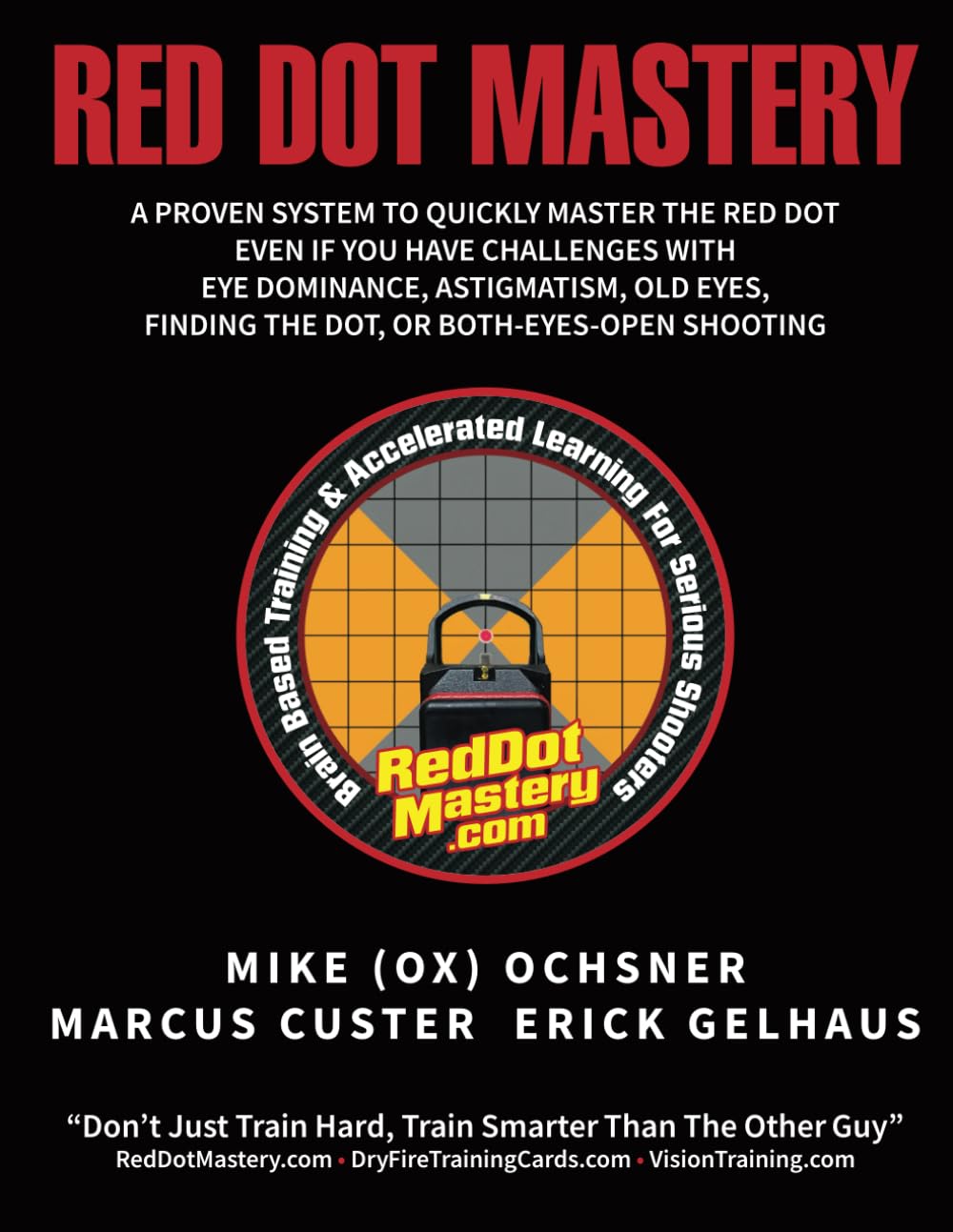 Red Dot Mastery: A proven system to quickly master the pistol mounted red dot optic, even if you have challenges with eye dominance, astigmatism, old eyes, finding the dot, or both-eyes-open shooting