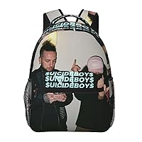 $uicideBoy$ Backpack Hip-Hop Band Large-Capacity Backpack Waterproof Shoulder Bag Multifunctional Lightweight Laptop Backpack