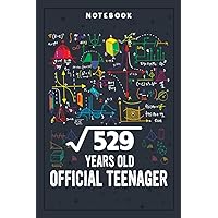 Notebook Planner Square Root Of 529 23 Years Old Official Birthday: Planning, Budget, Homeschool,6x9 in , Tax, Goal, Hourly, College, Small Business