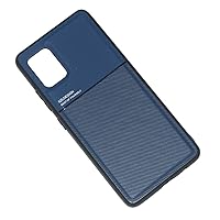 Mowen Case Cover Bumper Built-in Metal Plate for Samsung Galaxy A51 5G - Blue