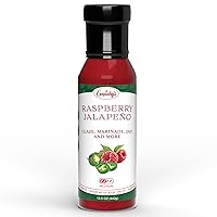Cornaby’s Raspberry Jalapeno Spicy Sauce (14.9 oz.) Pack of 1 | Perfect Combination of Sweet and Spicy | Grilling Sauce for Chicken, Steak, Burgers, Fish, or Ribs | All-Natural, Vegan & Gluten-free (Raspberry Jalapeno)