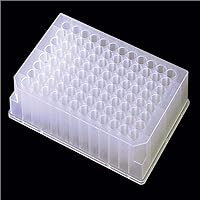 P-DW-11-C-S Axygen Polypropylene 96 Well Clear Round Bottom Deep Well Plate, Sterile, 1.1 mL Well Volume (Pack of 50)