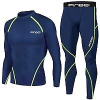 Men's Compression Run jogging Suits Long Sleeve Tops Leggings Tracksuit Athletic Quick Drying Sets Fitness Clothes