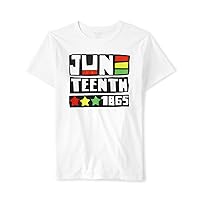 The Children's Place Unisex Adult Short Sleeve Black History Graphic T Shirt