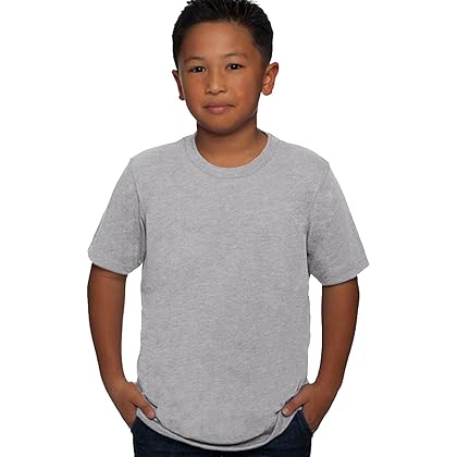 Next Level Boy's Baby-Rib Soft Jersey T-Shirt, Premium Heather, XL (Pack12)