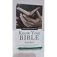 Know Your Bible (VALUE BOOKS) Know Your Bible (VALUE BOOKS) Kindle Paperback Mass Market Paperback