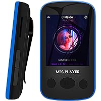 16GB Clip Mp3 Player with Bluetooth 5.0 - pebuwet Portable Digital Music Player MP3 MP4 Player with Clip for Kids with USB-C for Sports Running Super Light Wearable Small Walkman Player
