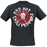 Men39;s Flea Skull Black T-shirt